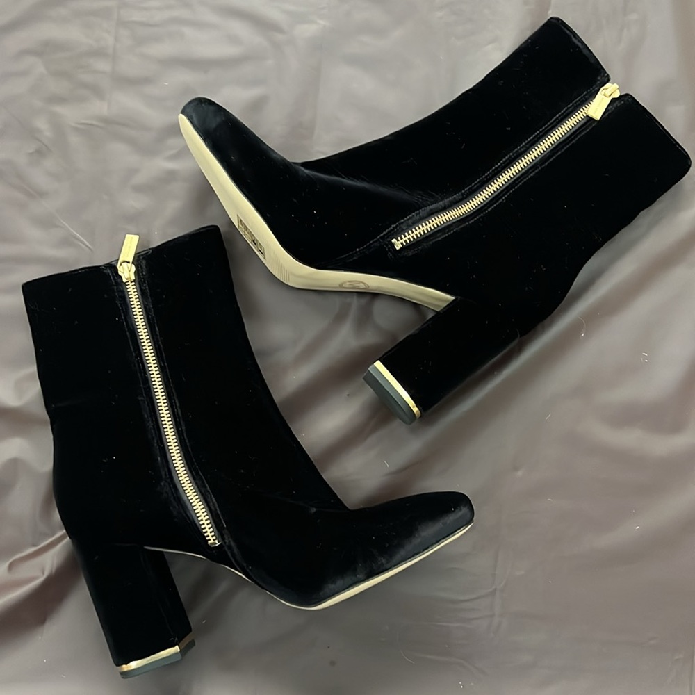 Michael by Michael Kors Velvet Boots - Picture 8 of 9